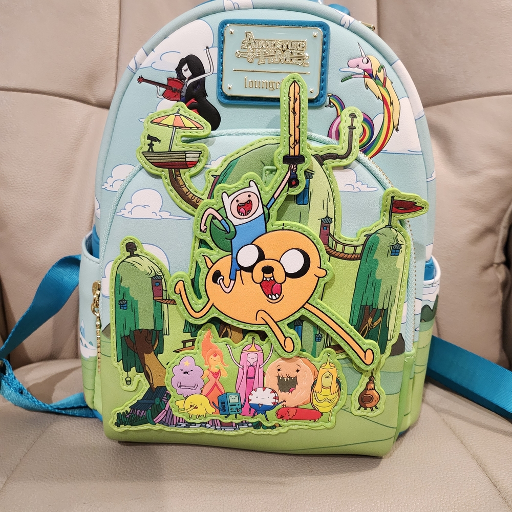 Loungefly Adventure Time Characters Backpack